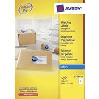 Avery J8168-100 self-adhesive label White 200 pc(s)