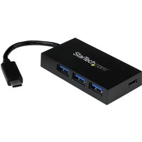 StarTech.com 4-Port USB-C Hub - USB-C to 1x USB-C and 3x USB-A - USB 3