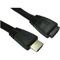 Cables Direct CDLHDFLAT-MF01K HDMI cable 1 m HDMI Type A (Standard) Bl