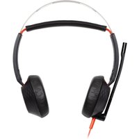 HP Poly Blackwire 5220 Stereo USB-C Headset +3.5mm Plug +USB-C/A Adapt