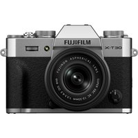 Fujifilm X-T30 III Mirrorless Digital Camera - Silver - Camera + XC 13