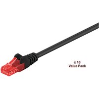 Microconnect V-UTP603SVP networking cable Black 3 m Cat6 U/UTP (UTP)