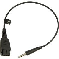 Jabra 8800-00-99 cable gender changer QD 3.5mm Black