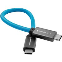 Kondor Blue KB-USBC USB cable USB 3.2 Gen 2x2 0.215 m Black. Blue