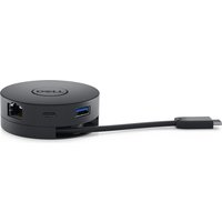 DELL Mobile Adapter DA300 Wired USB 3.2 Gen 2 (3.1 Gen 2) Type-C Black