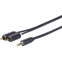 Vivolink PROMJRCA0.5 audio cable 0.5 m 3.5mm 2 x RCA Black