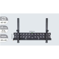 Vivolink VLMW4065T Tv Mount/Stand 165.1 Cm (65") Black Vivolink VLMW4065T Tv Mount/Stand 165.1 Cm (65") Black