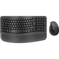 Logitech Wave Keys And Lift Combo Keyboard Mouse Included Universal Bl