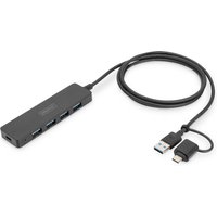 Digitus USB 3.0 Hub 4-Port. Slim Line