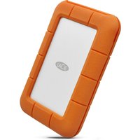 LaCie Rugged USB-C external hard drive 5 TB Grey. Yellow