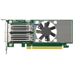 Qnap QXG-100G2SF-BCM Network Card Internal Fiber 100000 Mbit/S