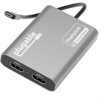 Plugable Technologies USB C to HDMI Adapter. Dual Monitor 4K 60Hz for
