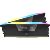 Corsair Vengeance RGB . Component for: PC/Server Internal memory: 32 GB Memory layout (modules x size): 2 x 16 GB Internal memory type: DDR5 Memory clock speed: 5200 MHz Memory form factor: 288-pin DIMM CAS latency: 40 Product colour: Black