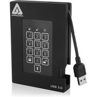 Apricorn Aegis Padlock Fortress 500GB external hard drive Black