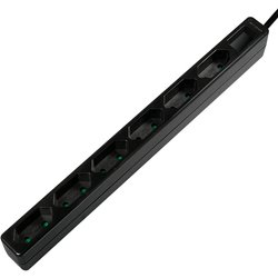 Logilink LPS231B Power Extension 1.5 M 6 Ac Outlet(S) Indoor Black