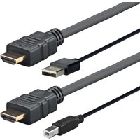 Vivolink PROHDMIUSBAB5AMP video cable adapter 5 m HDMI + USB Type-A HD