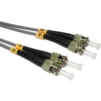 Cables Direct CDL 10m OM1 Fibre Cable ST - ST