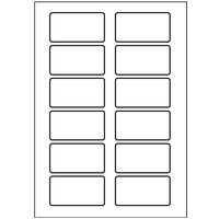 Avery L4782-20 75 x 40mm Self Adhesive Silk Name Badges 20 Sheets - 12