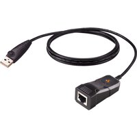 ATEN UC232BF serial cable Black 1.2 m USB Type-A RJ-45