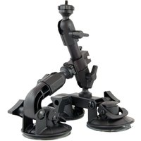 Delkin Devices Delkin Fat Gecko Triple Mount - Support system - suctio