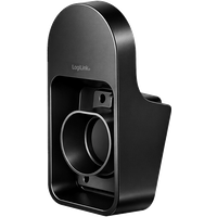 LogiLink Wall Mount with cable rest for EV charging cable. plastic. bl