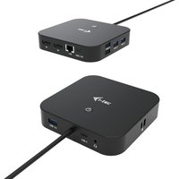 i-tec USB-C Dual Display Docking Station with Power Delivery 100 W