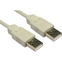 Cables Direct CDL-012BG USB cable 1.8 m USB 2.0 USB A Beige