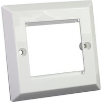 Bevelled Faceplate 50mm x 50mm Single Gang