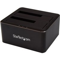StarTech.com Dual-Bay USB 3.0 to SATA Hard Drive Docking Station. USB