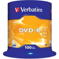 Verbatim DVD-R Matt Silver 4.7 GB 100 pc(s)