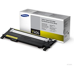 Samsung CLT-Y406S/ELS/Y406 Toner Yellow. 1K Pages Iso/Iec 19798 For Sa