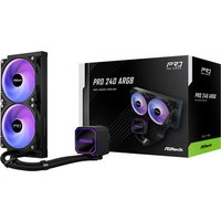 Asrock Pro 240 ARGB AIO Liquid CPU Cooler. 240mm Radiator. Dual 120mm