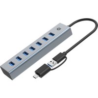 Conceptronic HUBBIES21G 7-Port USB 3.0 Hub. 5Gbps. USB-A x 7