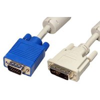 Cables Direct 2m DVI-A - SVGA m/m VGA (D-Sub) Beige
