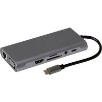 Maplin USB-C Multiport Hub 4x USB-A. HDMI. RJ45. USB-C PD. VGA. SD Car
