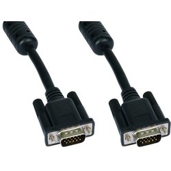 Cables Direct 1M Svga Vga Cable Vga (D-Sub) Black. Silver