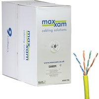 Cablenet Cat6 Yellow U/UTP LSOH 23AWG Solid CPR Dca Cable 305m Reelex