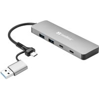 Sandberg USB-C/A to 2xUSB-A+2xUSB-C Hub