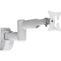 ProperAV Swing Arm Tilt & Swivel 19 - 28" TV Bracket - White