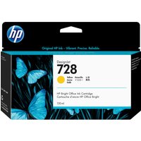 HP F9J65A/728 Ink cartridge yellow 130ml for HP DesignJet T 730/830