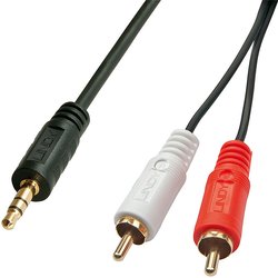 Lindy 1M Premium Phono To 3.5Mm Cable