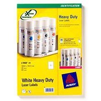 Avery Heavy Duty Laser Labels White