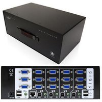 ADDER View Pro MultiScreen: 4 port - USB 2.0. Triple Head VGA KVMA Swi