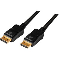 LogiLink CV0114 DisplayPort cable 20 m Black