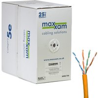 Cablenet Cat5e Orange U/UTP LSOH 24AWG Solid CPR Dca Cable 305m Reelex