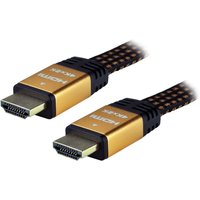 MCL CÂBLE PLAT TRESSÉ HDMI - MÂLE/MÂLE - 3M HDMI cable HDMI Type A (St