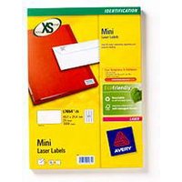 Avery White Mini Laser Labels