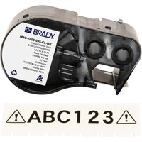 Brady M4C-1000-595-CL-BK printer label Black. Translucent Self-adhesiv