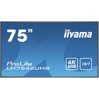 iiyama PROLITE LH7542UHS-B3 Digital signage flat panel 189.2 cm (74.5&