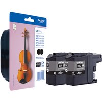 Brother LC-127XLBKBP2 Ink cartridge black twin pack. 2x1.2K pages ISO/